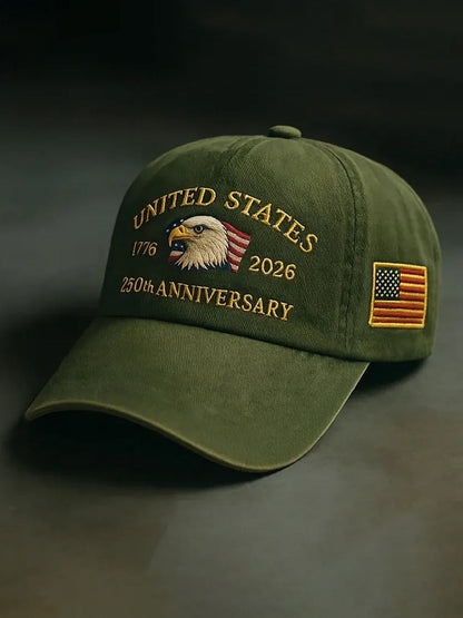 Unisex 250th Anniversary Embroidered Hat