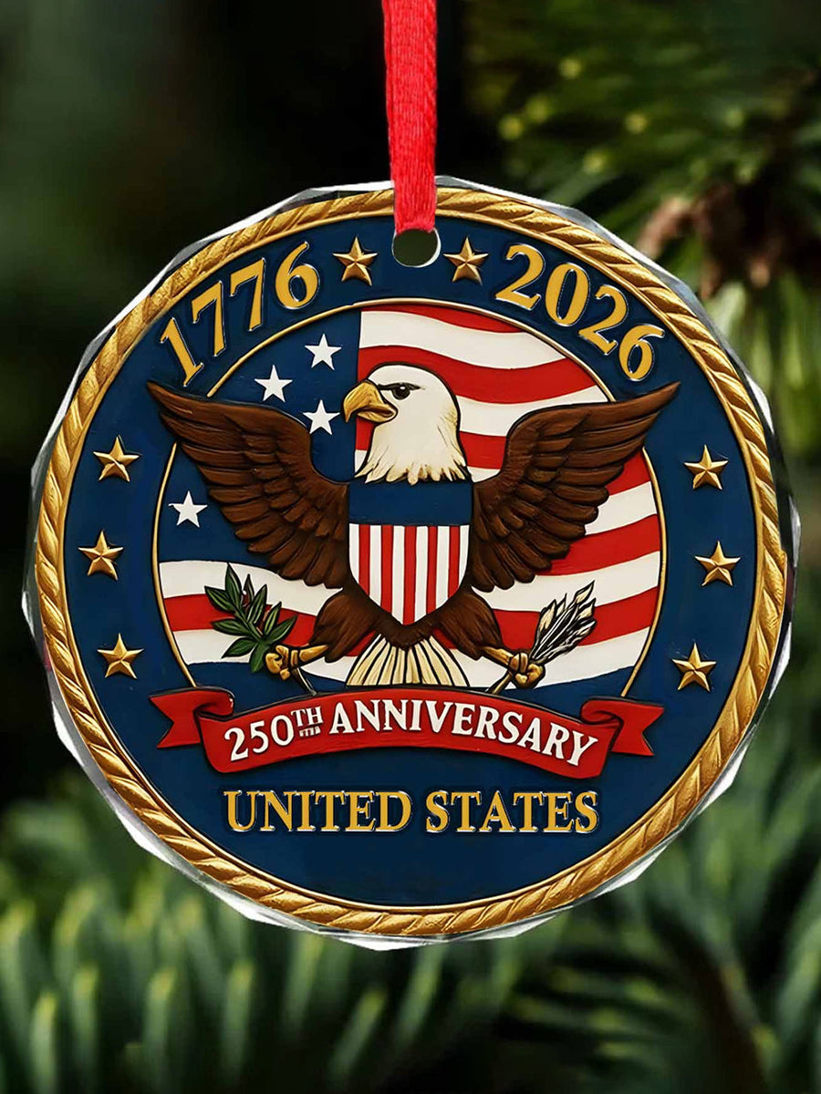 United States 250th Anniversary Acrylic Ornament