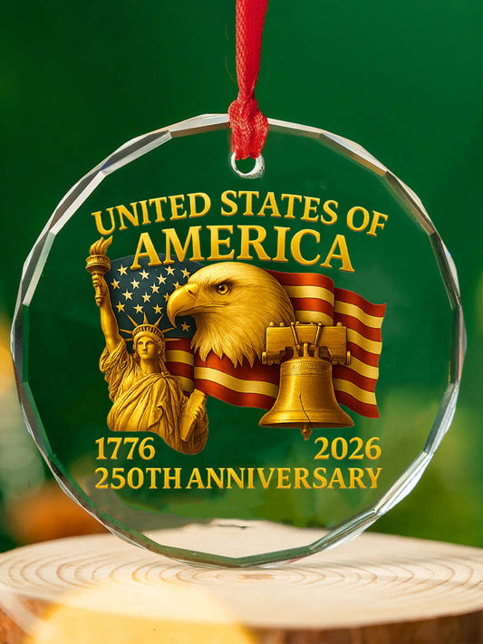 United States 250th Anniversary Acrylic Ornament