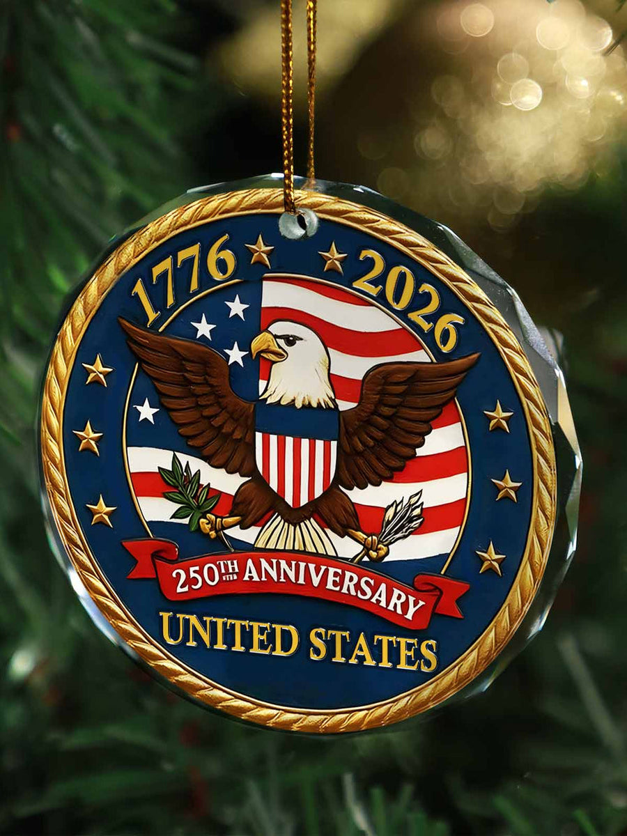 United States 250th Anniversary Acrylic Ornament