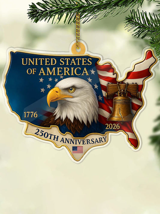 United States 250th Anniversary Acrylic Ornament