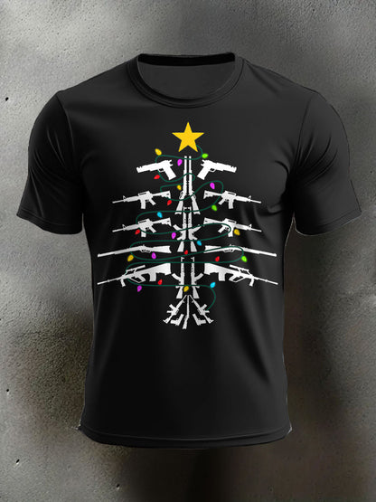 Men's Veteran Pew Humor Printed T-shirt