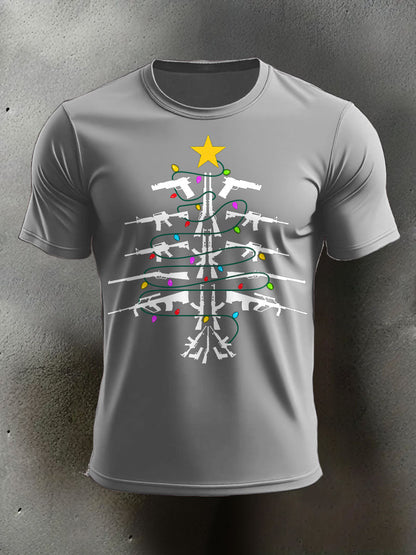 Men's Veteran Pew Humor Printed T-shirt