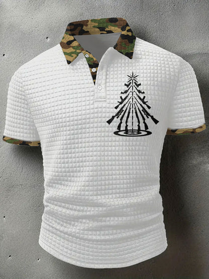 Men's Funny Pew Lover Veteran Printed Casual Tops