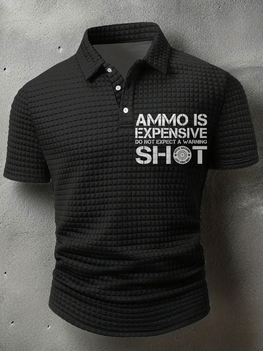 Men's Funny Pew Lover Veteran Printed Casual Tops