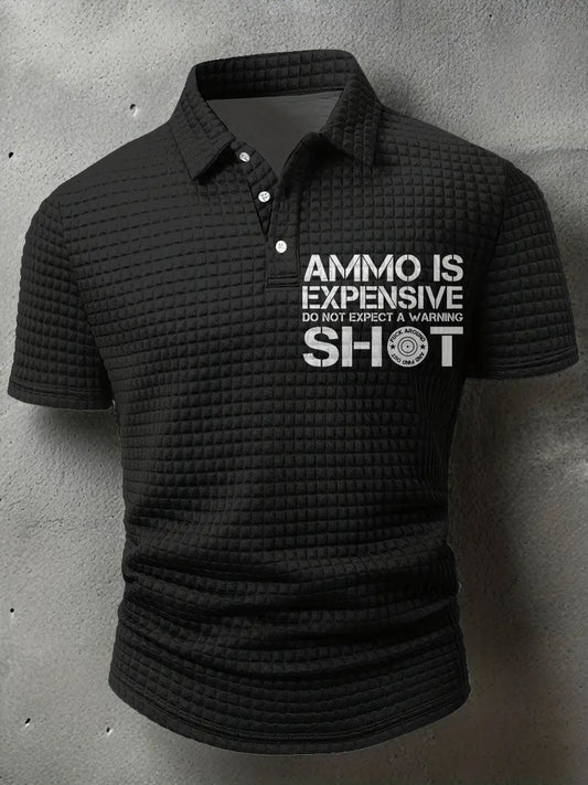 Men's Funny Pew Lover Veteran Printed Casual Tops