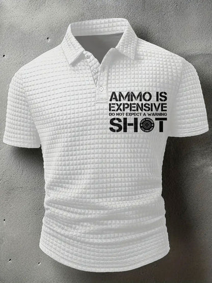 Men's Funny Pew Lover Veteran Printed Casual Tops