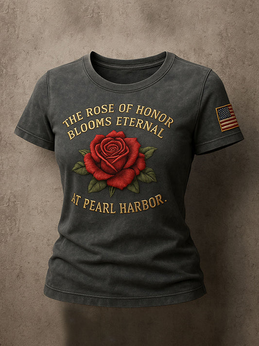Women's Pearl Harbor Remembrance Day Short-sleeved T-shirt