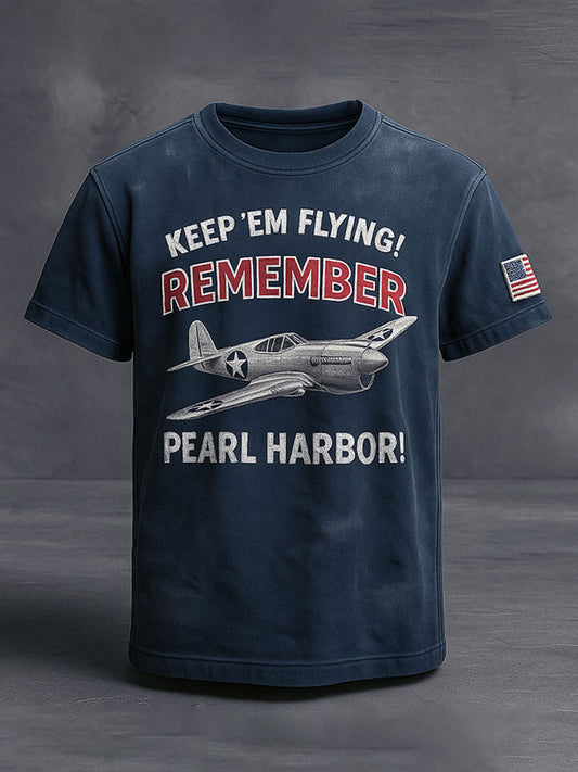 Men's Pearl Harbor Remembrance Day Short Sleeves T-shirt
