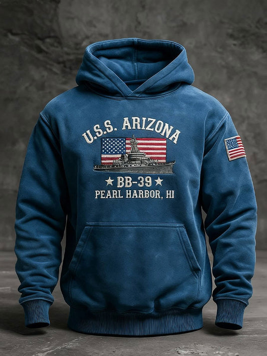 Men's Pearl Harbor Remembrance Day Standard Fit Hoodie
