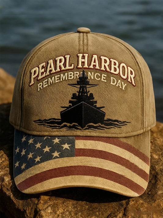 Unisex Pearl Harbor Remembrance Day Print Hat