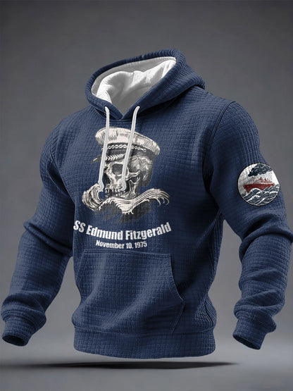 Men's Edmund Fitzgerald Legend Printed Hoodie