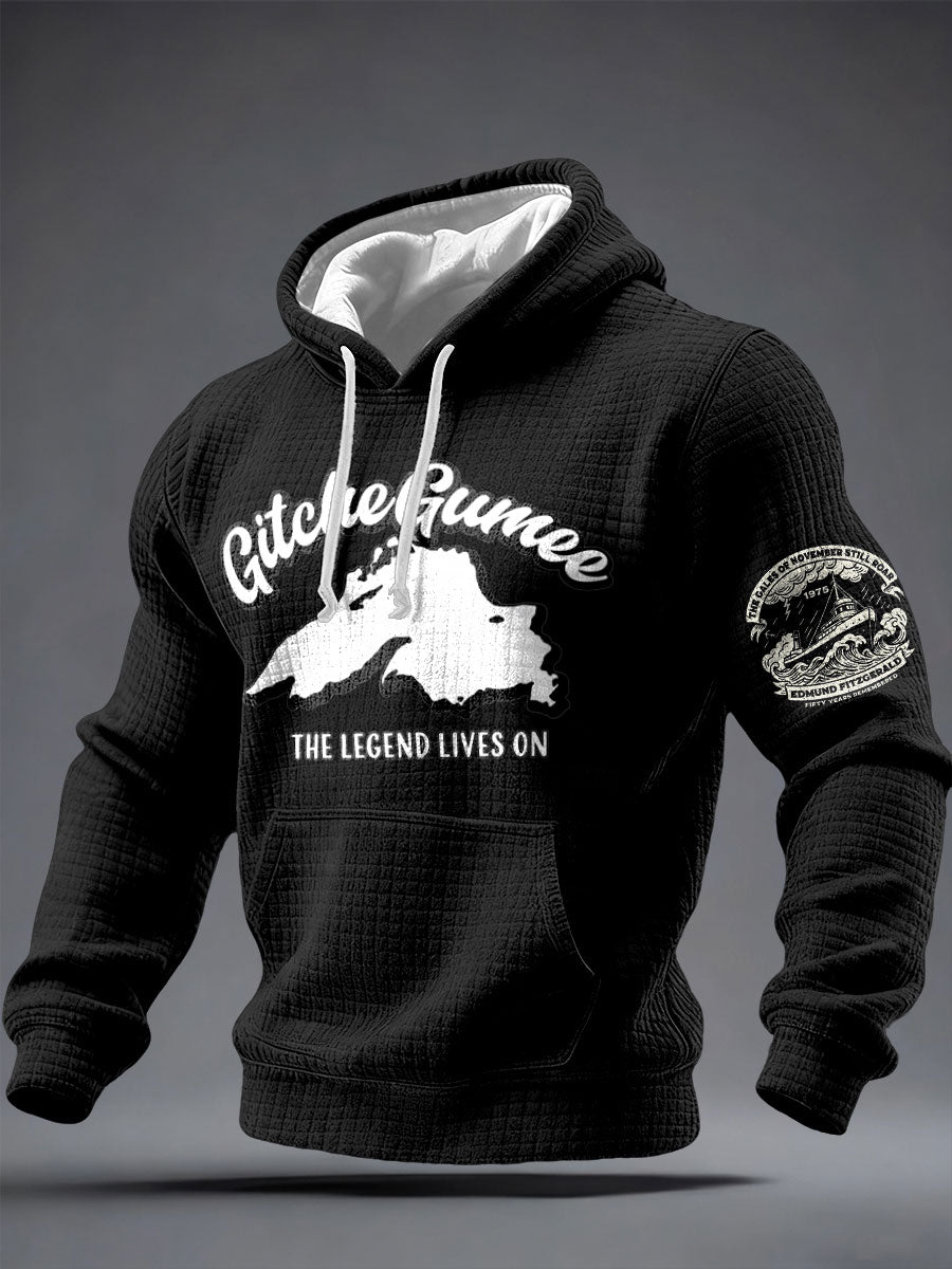 Men's Edmund Fitzgerald Legend Printed Hoodie
