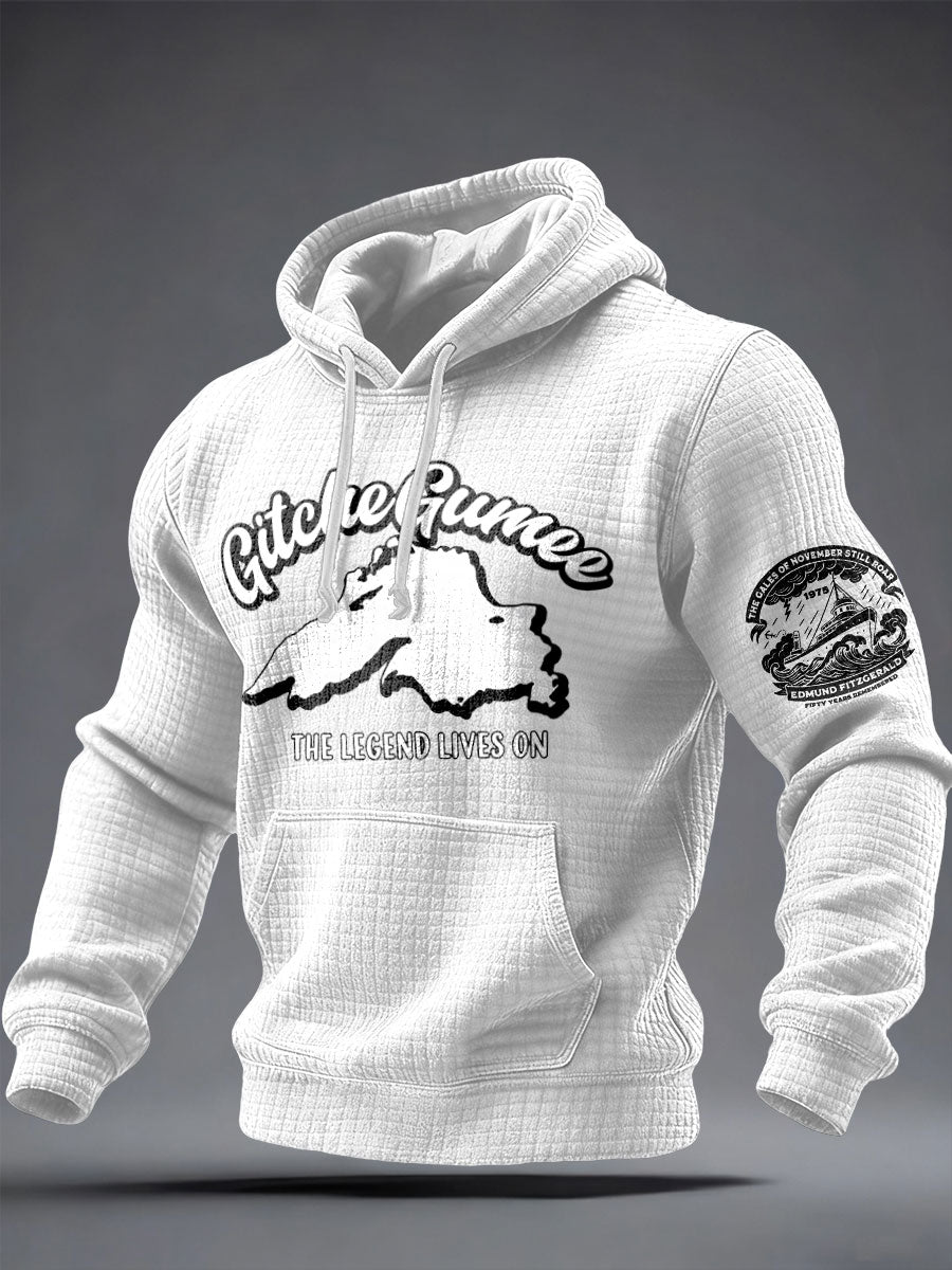 Men's Edmund Fitzgerald Legend Printed Hoodie