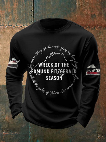 Men's Edmund Fitzgerald Legend Printed Tops