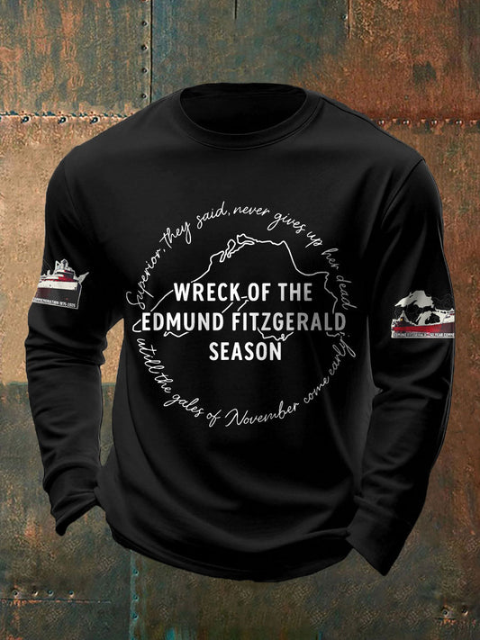 Men's Edmund Fitzgerald Legend Printed Tops