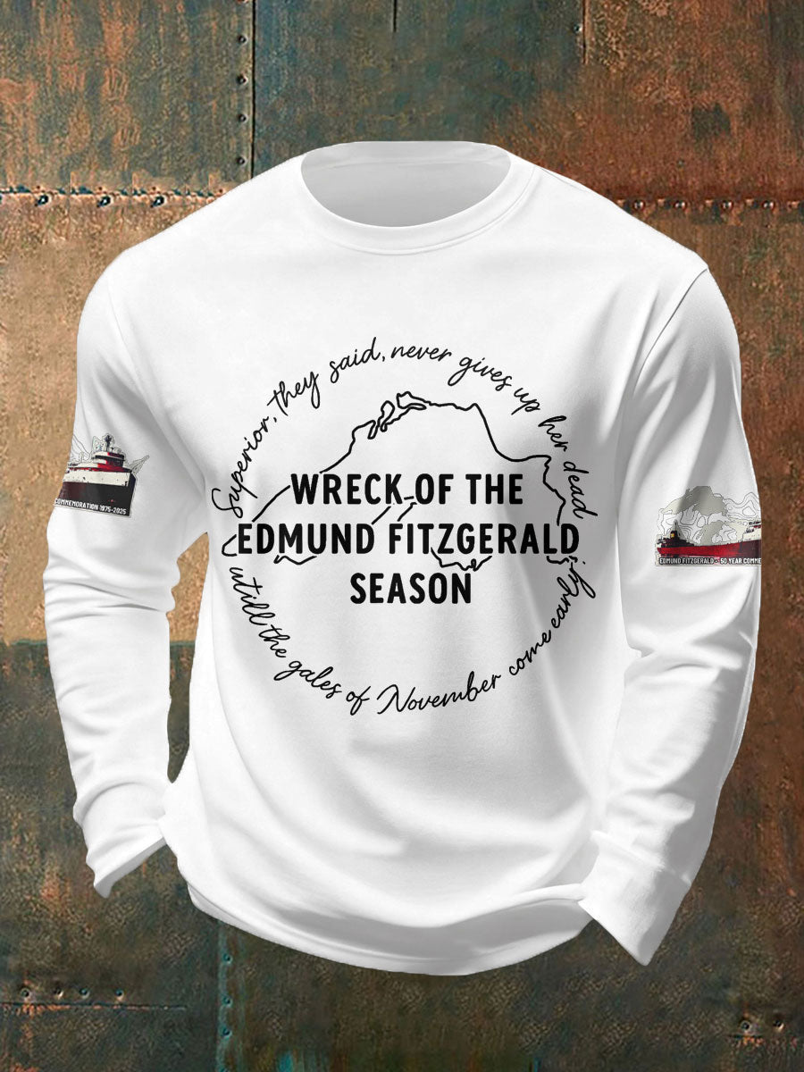 Men's Edmund Fitzgerald Legend Printed Tops