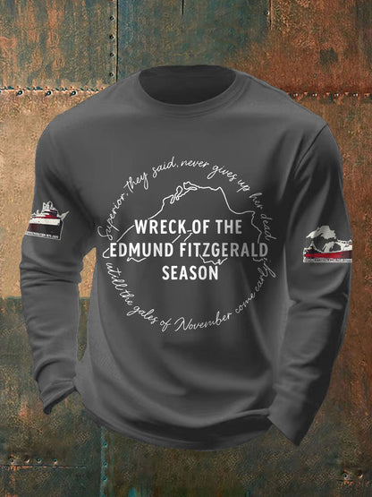 Men's Edmund Fitzgerald Legend Printed Tops