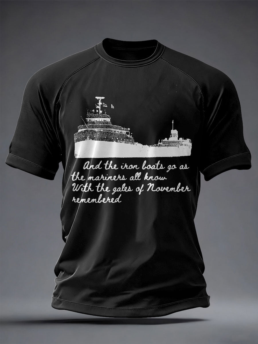 Men's Edmund Fitzgerald Legend Printed T-shirt