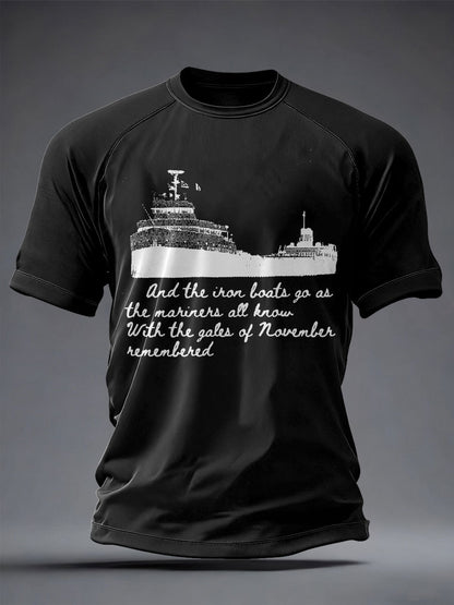Men's Edmund Fitzgerald Legend Printed T-shirt