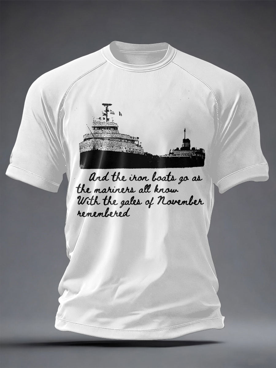Men's Edmund Fitzgerald Legend Printed T-shirt