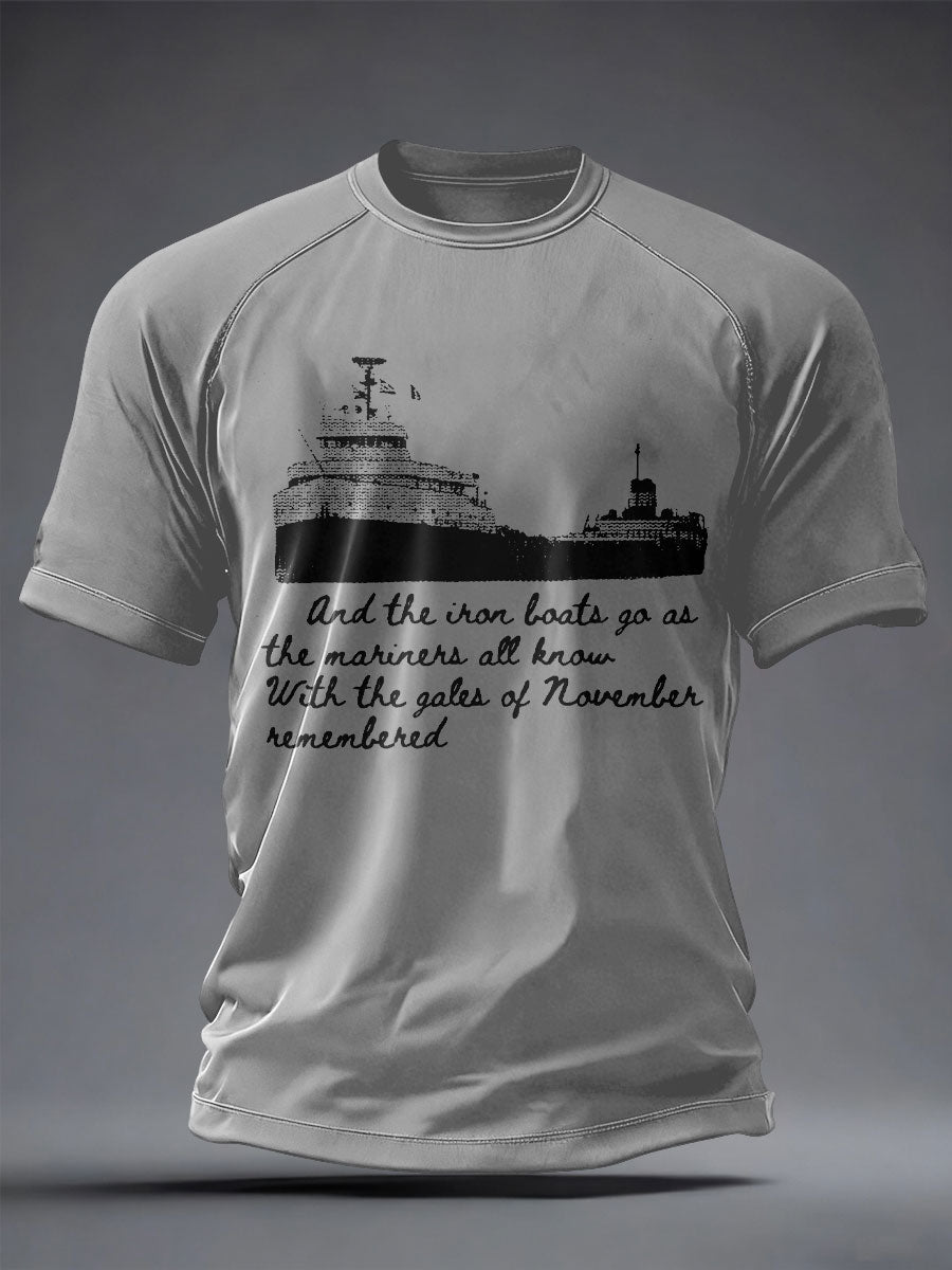 Men's Edmund Fitzgerald Legend Printed T-shirt