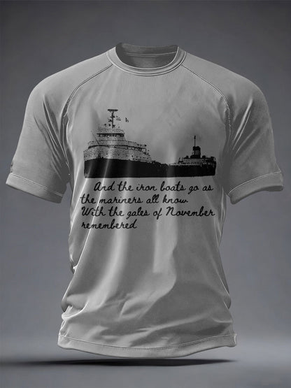 Men's Edmund Fitzgerald Legend Printed T-shirt
