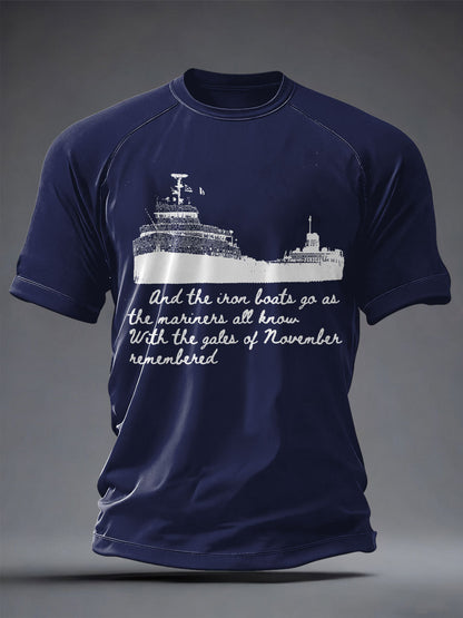 Men's Edmund Fitzgerald Legend Printed T-shirt