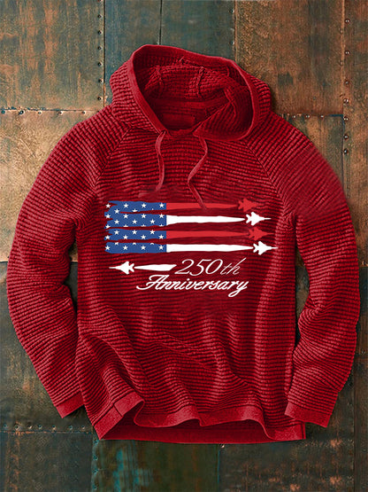 Men's America 250 Print Casual Hoodie