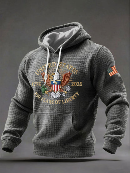 Men's America 250 Print Casual Hoodie