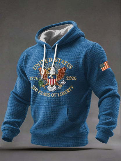 Men's America 250 Print Casual Hoodie