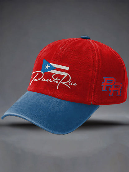 Unisex Puerto Rico Print Hat