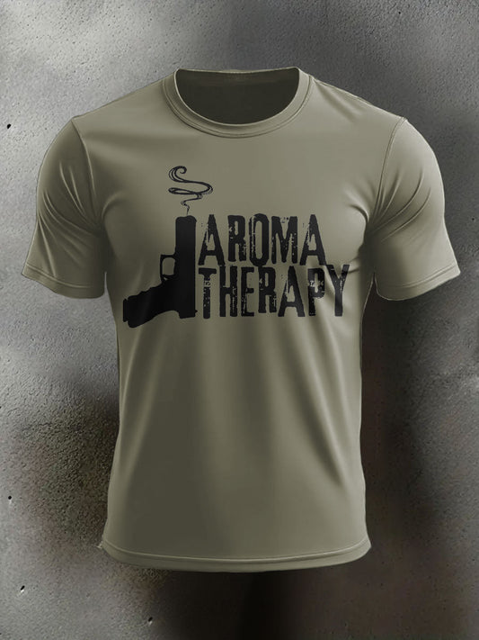 Men's Funny Pew Veteran Printed T-shirt