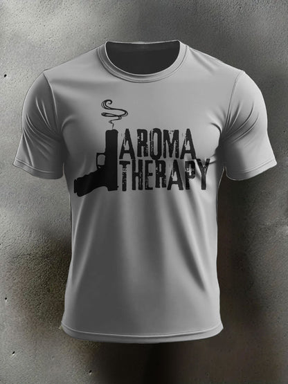 Men's Funny Pew Veteran Printed T-shirt