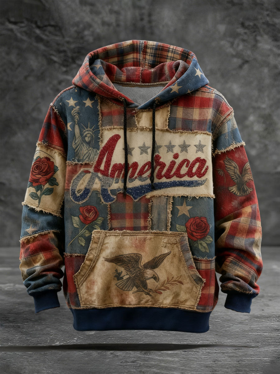 Men's Print Casual Hoodie