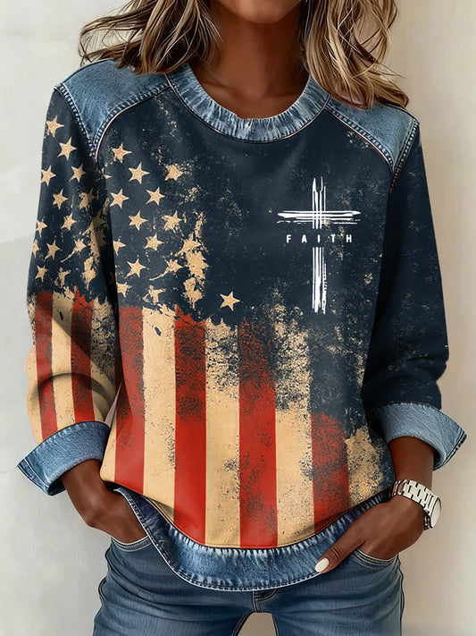 Women's American Faith Sweatshirt