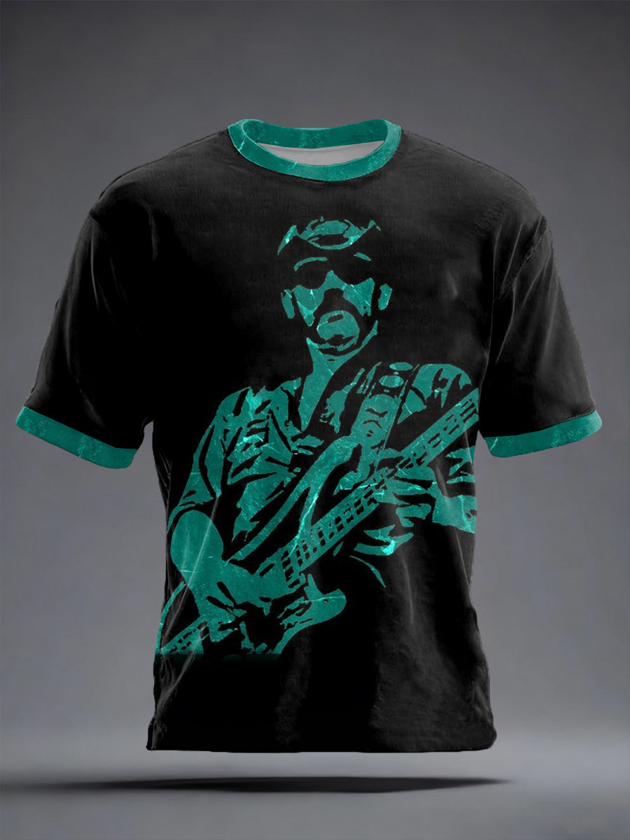 Men's Rock Band Inspired Casual T-shirt