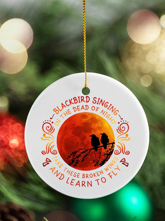 Retro Classic Legendary Rock Band Print Gift For Fans Acrylic Decorative Ornament