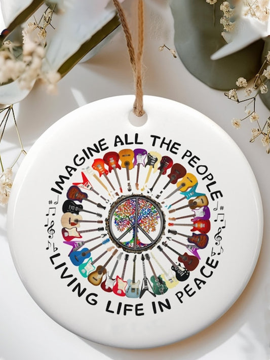 Retro Classic Legendary Rock Band Print Gift For Fans Acrylic Decorative Ornament