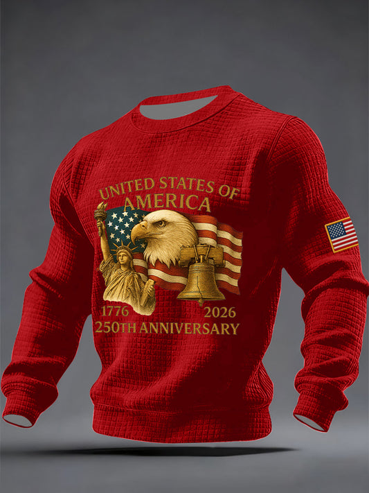 Men's American 250th Anniversary Print Sweatshirt