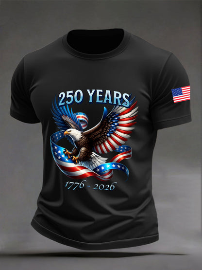 Men's American 250th Anniversary Print T-Shirt