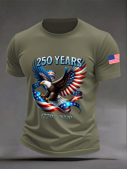 Men's American 250th Anniversary Print T-Shirt