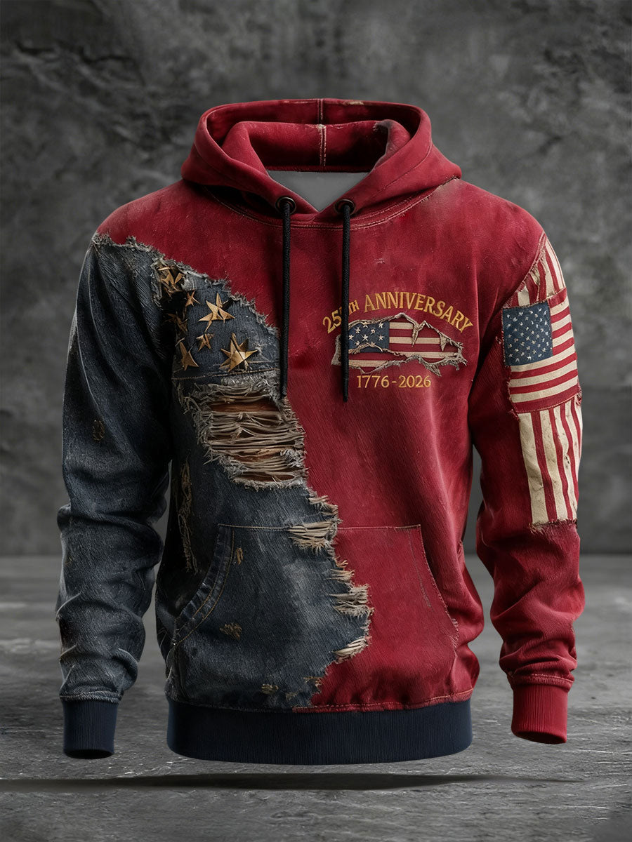 Men's America 250 Printed Casual Sweatshirt