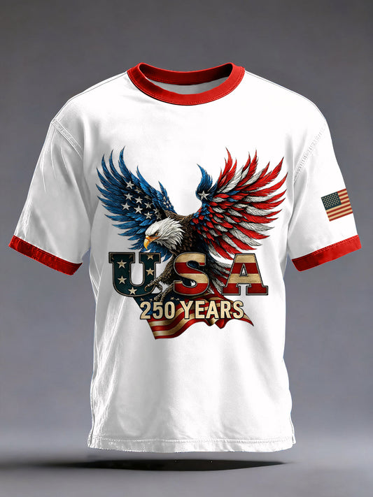Men's American 250th Anniversary Print T-Shirt