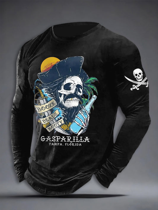 Men's Gasparilla Pirate Fest long sleeve T-shirt