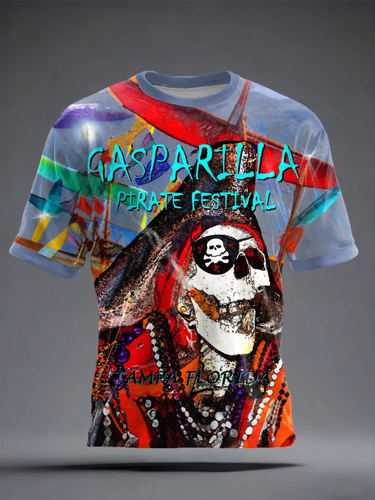 Men's Gasparilla Pirate Fest short sleeves t-shirt