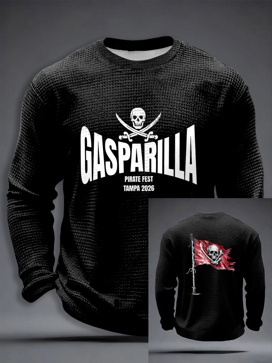 Men's Gasparilla Pirate Fest Waffle Long Sleeve T-Shirt