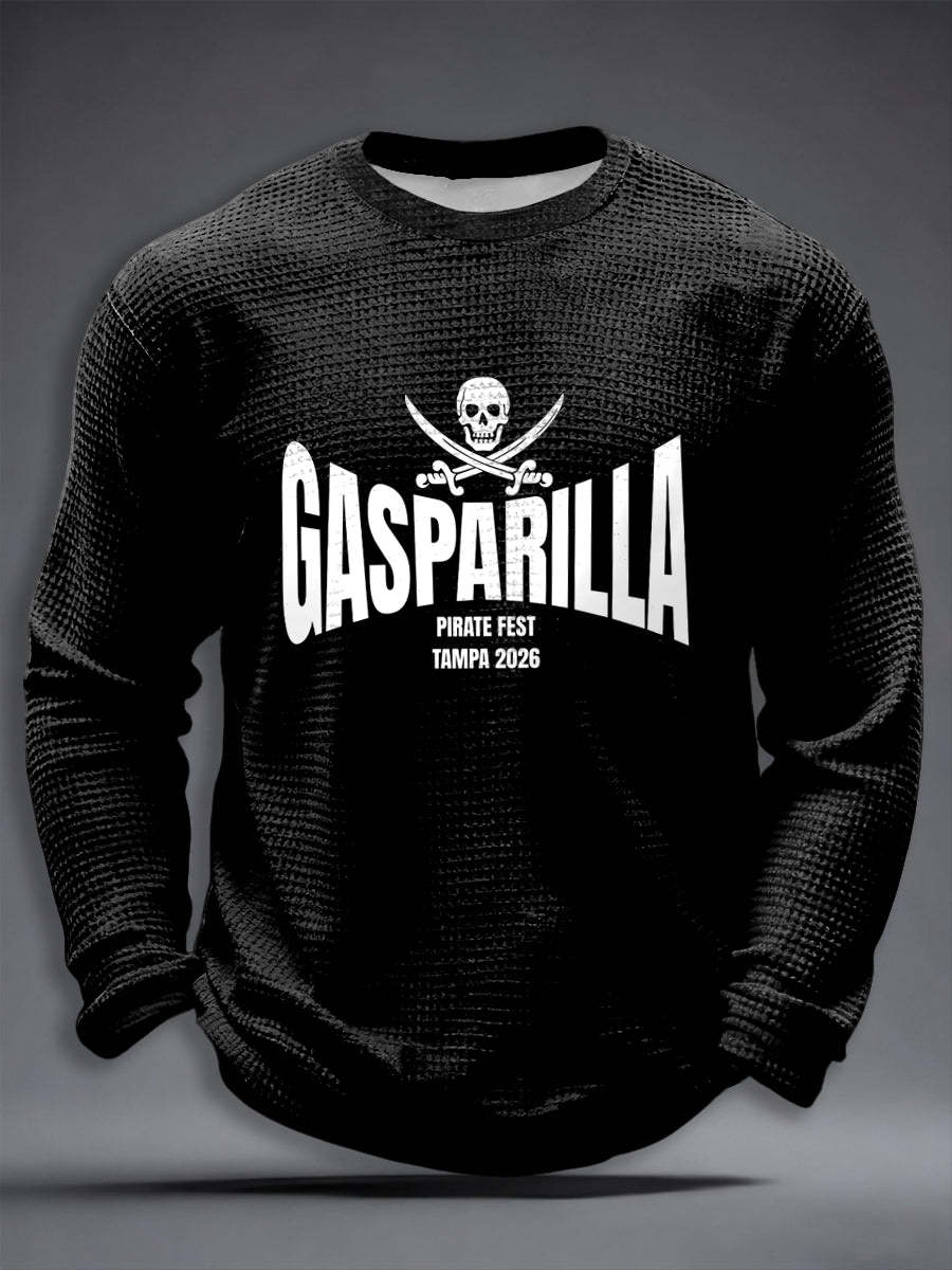 Men's Gasparilla Pirate Fest Waffle Long Sleeve T-Shirt