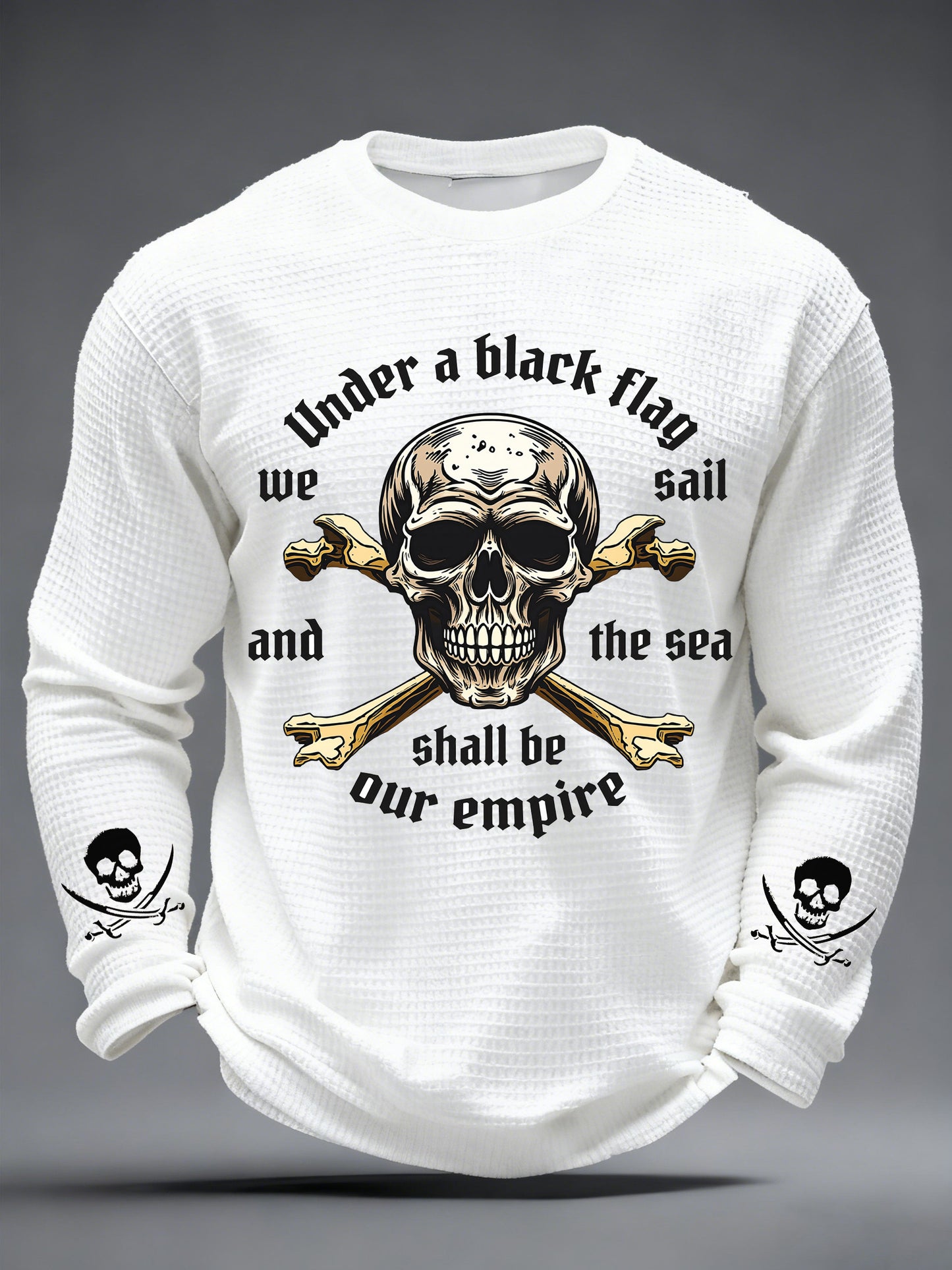 Men's Gasparilla Pirate Festival Printed Waffle Sweatshirt