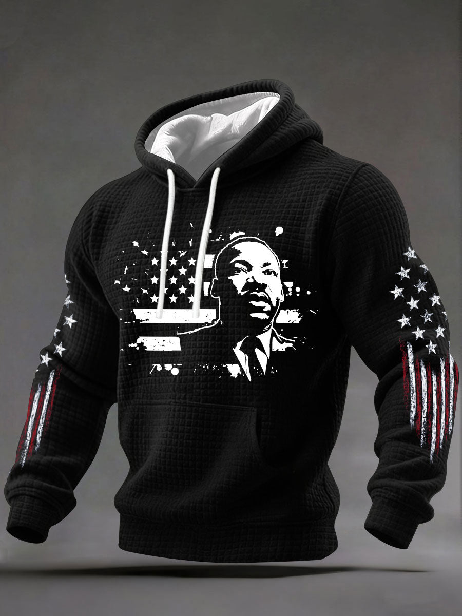 Men's MLK Day Waffle Hoodie